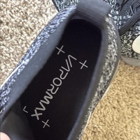 Nike Air Black and Gray Knit Sneakers